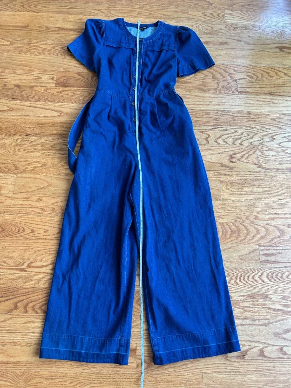 Whistles Denim Cotton Jumpsuit - Picture 9 of 12